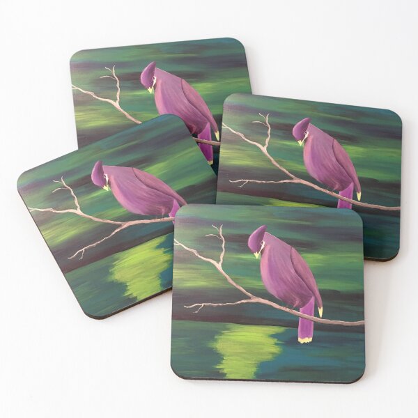 Item preview, Purple Bird Sees Mysterious Shadow designed and sold by LaRue McIntyre.