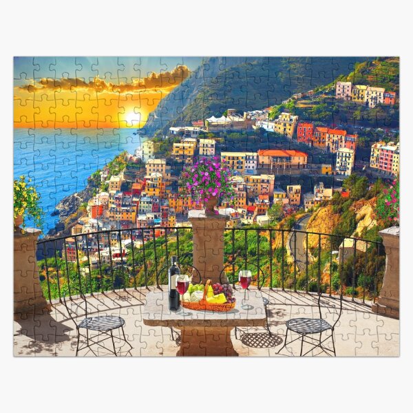 1000 Pc Jigsaw Puzzle GALLERY VERNAZZA VILLAGE ITALIE BUILDINGS