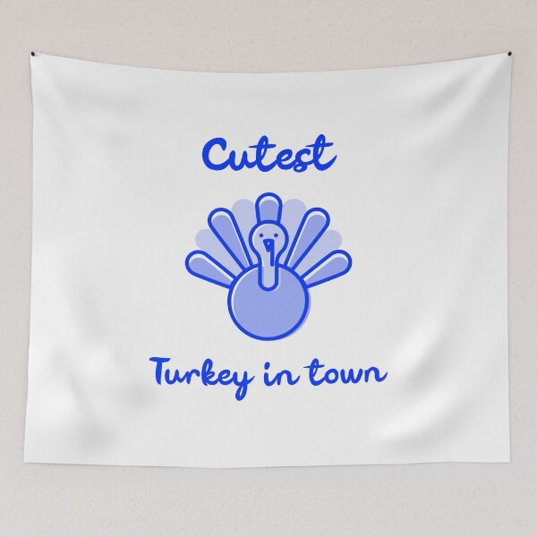 Item preview, Cutest Turkey in Town. Funny Thanksgiving Design. designed and sold by That Cheeky Tee.