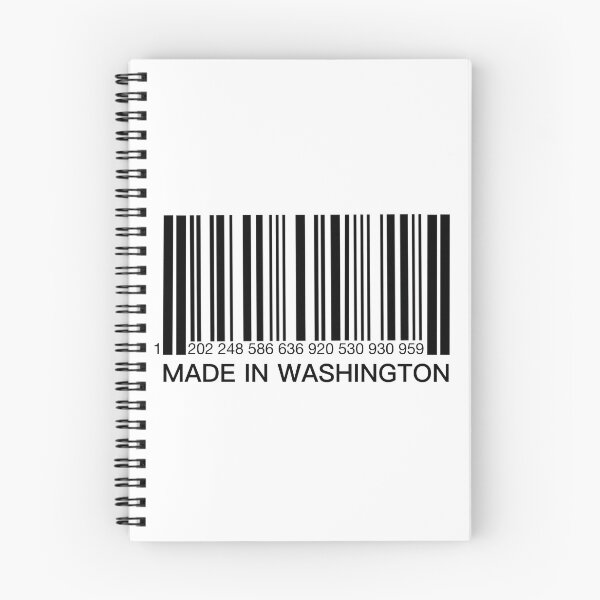 Item preview, Made In Washington Barcode designed and sold by molamode.
