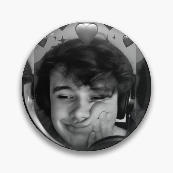 Item preview, Wilbur Black and White Hearts designed and sold by mistyp72.