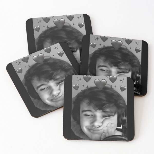 Item preview, Wilbur Black and White Hearts designed and sold by mistyp72.