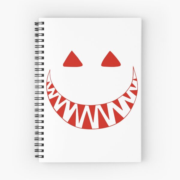 Item preview, Halloween toothy grin face red designed and sold by ArtfulBonBon.