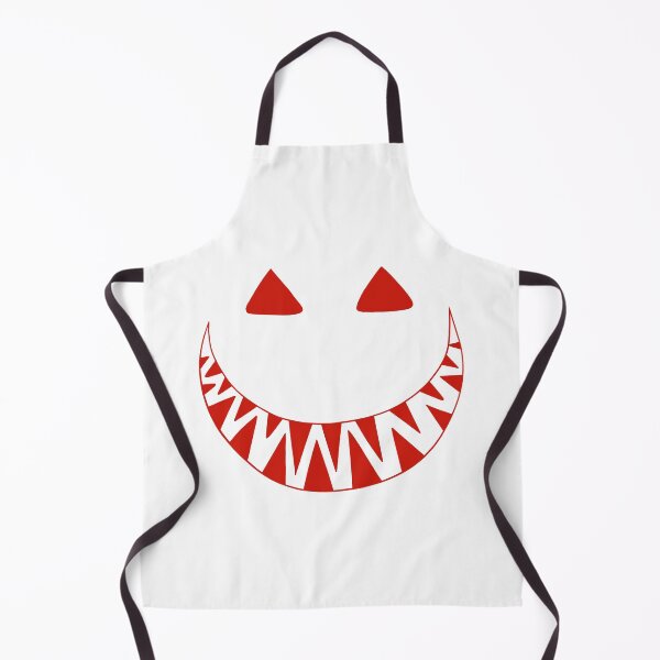 Item preview, Halloween toothy grin face red designed and sold by ArtfulBonBon.