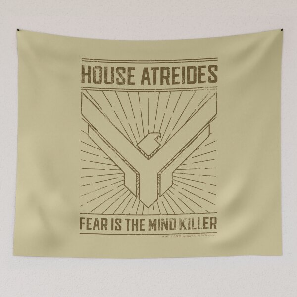 Item preview, House Atreides - Dune (película de 2020-2021) El miedo es el asesino de la mente Gráfico designed and sold by Luhmdesign.