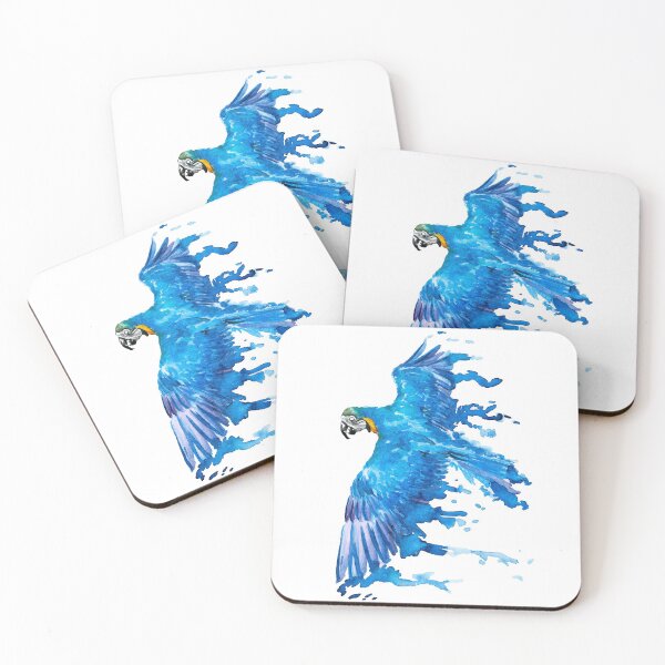 Item preview, Watercolor Blue Arara designed and sold by bastoosart.