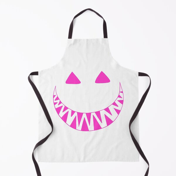 Item preview, Halloween toothy grin face pink designed and sold by ArtfulBonBon.
