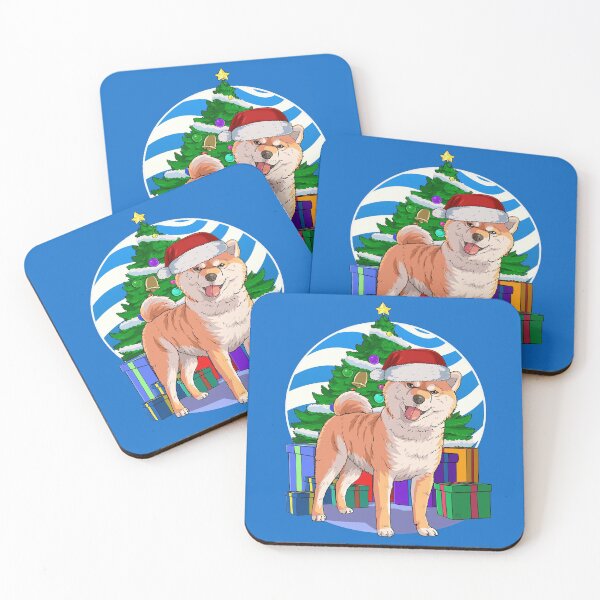 Item preview, Shiba Inu Christmas Santa Hat designed and sold by Nosek1ng.