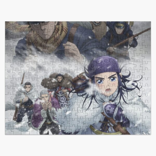 Golden Kamuy Anime Jigsaw Puzzle By Elbatel Redbubble