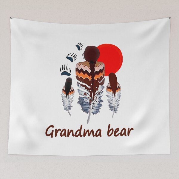 Item preview, Feather Ladies Grandma Bear designed and sold by JacobsRoss.