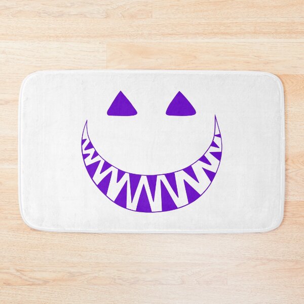 Item preview, Halloween toothy grin face purple designed and sold by ArtfulBonBon.