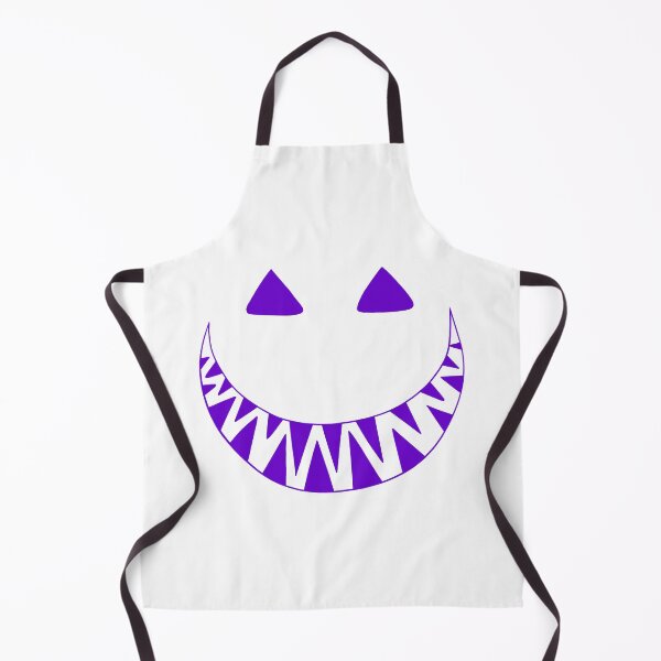 Item preview, Halloween toothy grin face purple designed and sold by ArtfulBonBon.