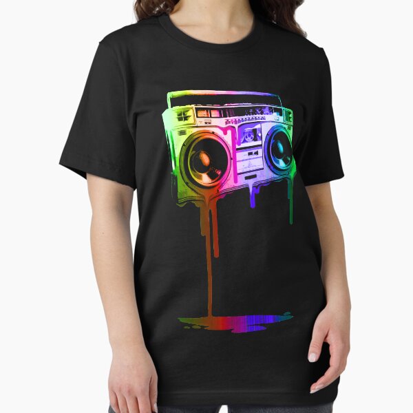 Artikel-Vorschau von Schmelzende Boombox (digitale Regenbogenfarbe), designt und verkauft von ROBOTFACE .