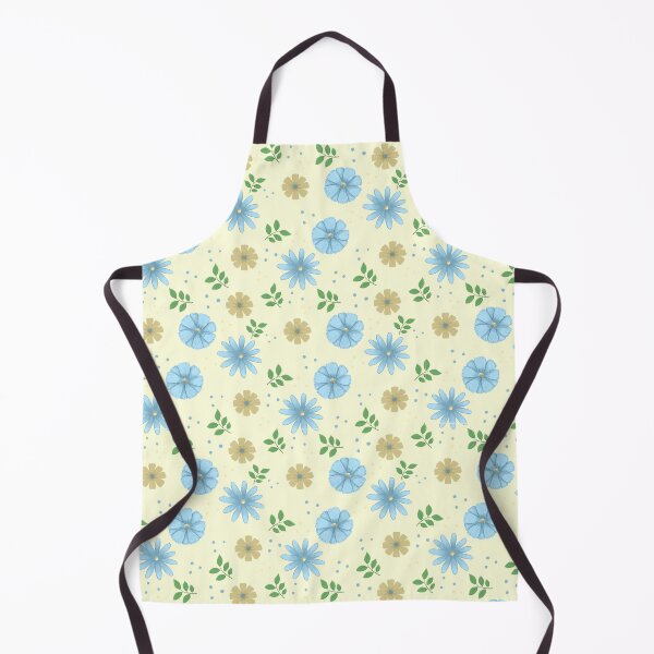 Item preview, light blue and yellow flowers designed and sold by PagesbyMags.