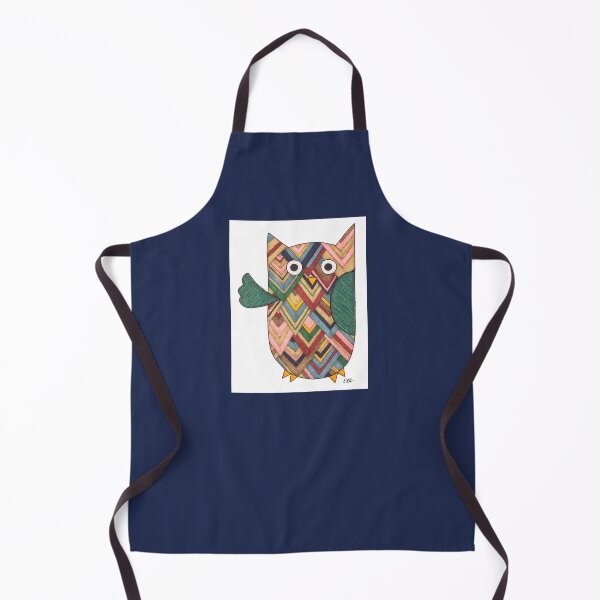 Item preview, Waving Owl #1 designed and sold by ErinBrieArt.