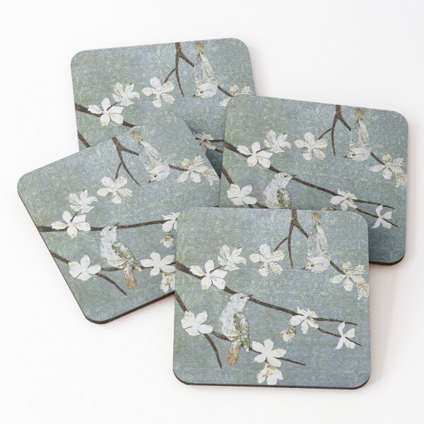 Item preview, Love Birds in Apple Blossoms designed and sold by Heather Kitching.