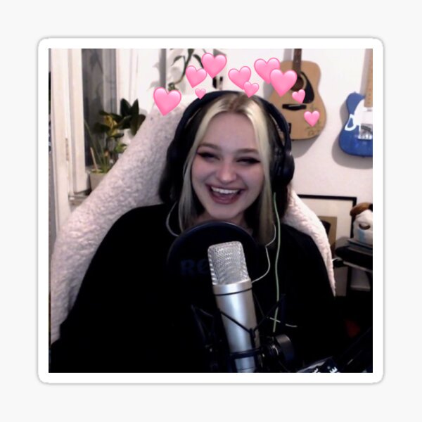 Nihachu Pink Hearts Sticker