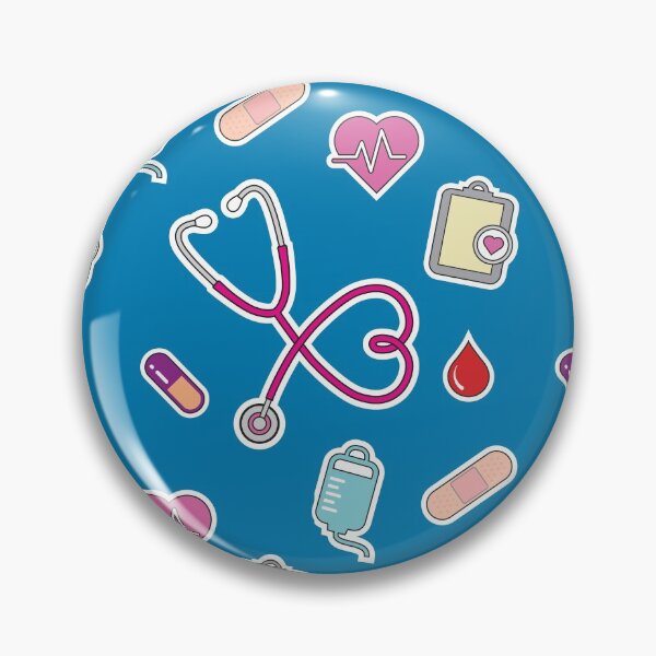 Item preview, Nursing Life – Med Print (teal) designed and sold by Pixelamity.
