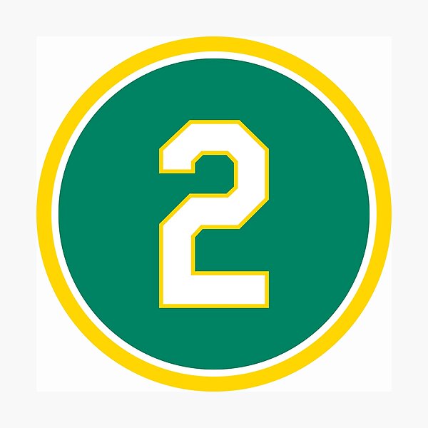 Item preview, Khris Davis #2 Jersey Number designed and sold by StickBall.