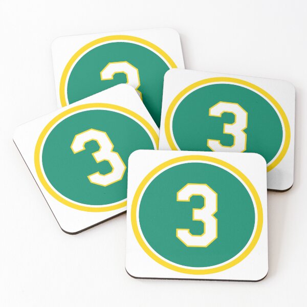 Item preview, Eric Chavez #3 Jersey Number designed and sold by StickBall.