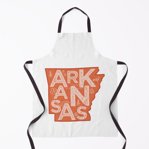 Item preview, Arkansas Map Typography Red designed and sold by HelloGentry.