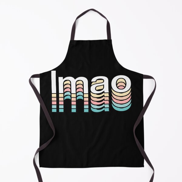 Item preview, Lmao Pastel Retro Aesthetic Modern Typography designed and sold by Fashionmonger.