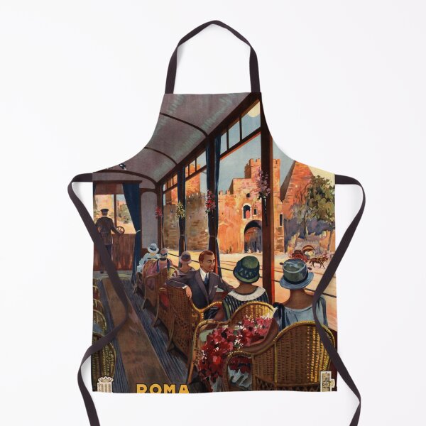 Item preview, Roma retro poster designed and sold by CorasPosters.