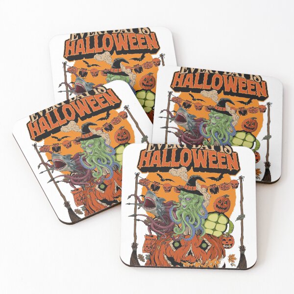 Item preview, Every Day Is Halloween Ocean Monters Creatures designed and sold by OctocupShop.