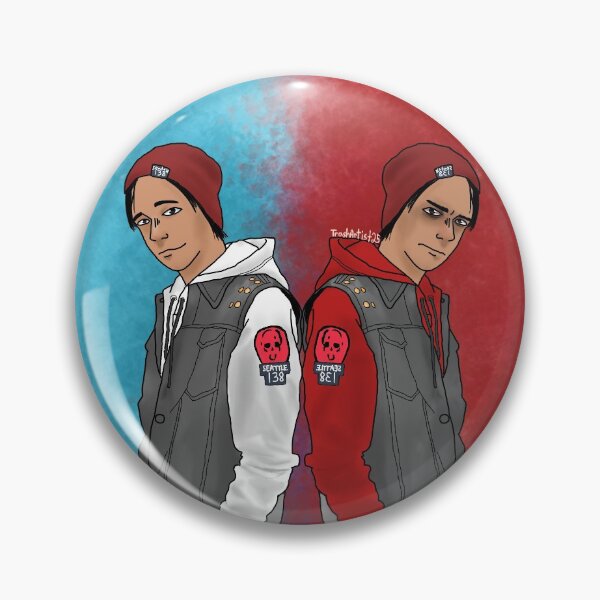 Item preview, True Hero and Infamous  designed and sold by TrashArtist25.