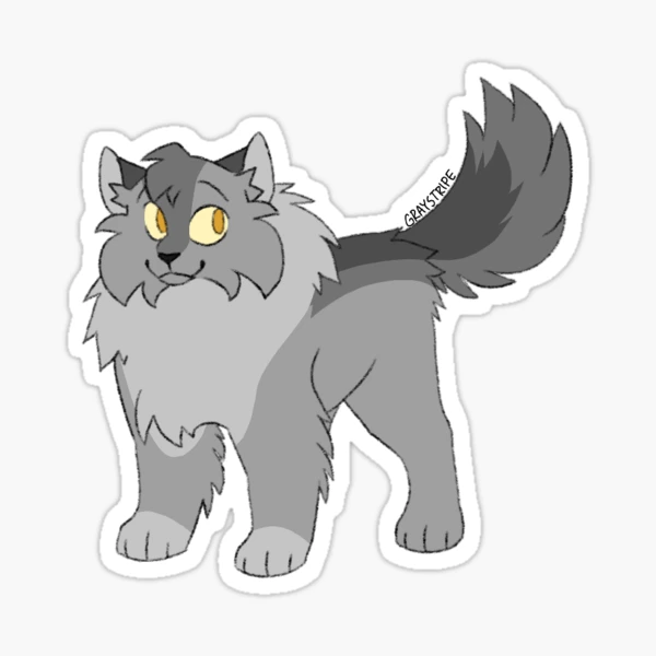 Warrior Cats Ravenpaw Sticker for Sale by Keef-Korner