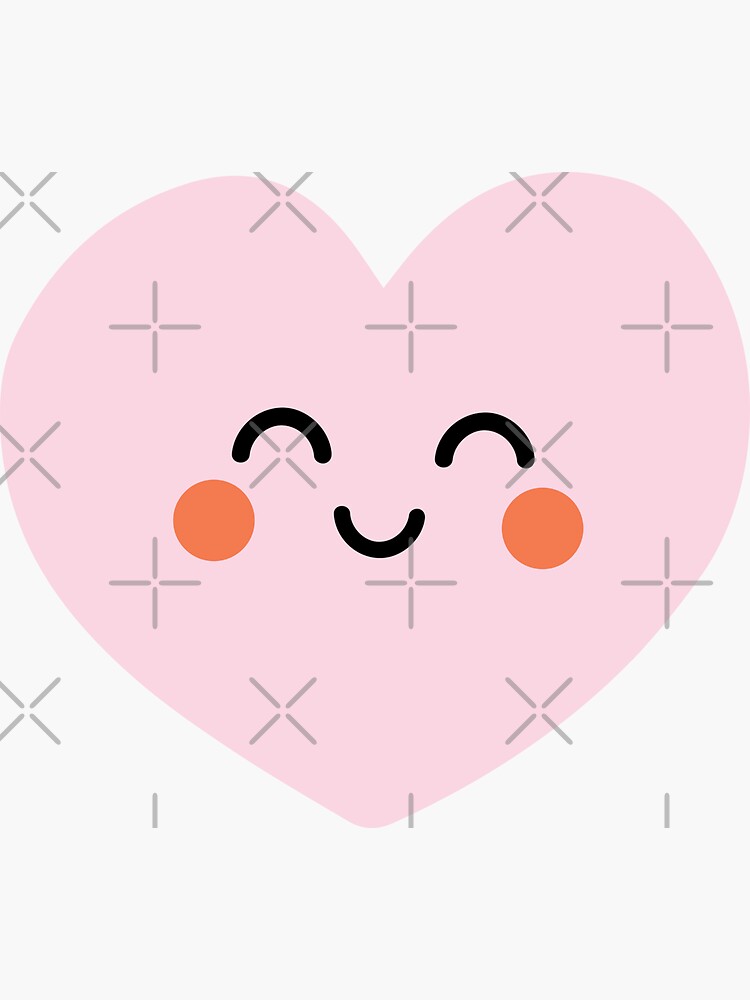 Pastel Pink Hearts Sticker for Sale by everything4eva
