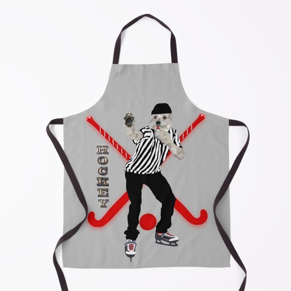 Item preview, White dog hockey referee designed and sold by Astralia.