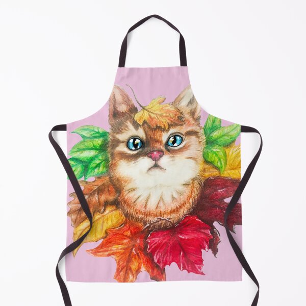 Item preview, Fall Leaves Cat designed and sold by Lady-Lilac.
