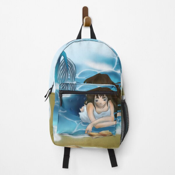 Mermay - Listening to Georgiana - Reading Brunette Backpack