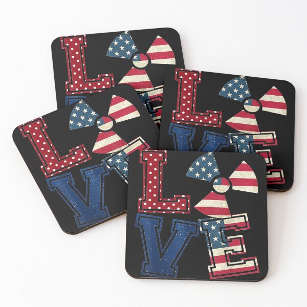 Item preview, LOVE Radiation American Flag Radiologist designed and sold by draiddaniel92.