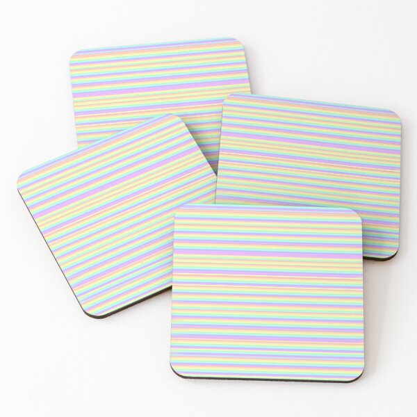 Item preview, Pastel Rainbow Stipe Pattern designed and sold by tgallaher.