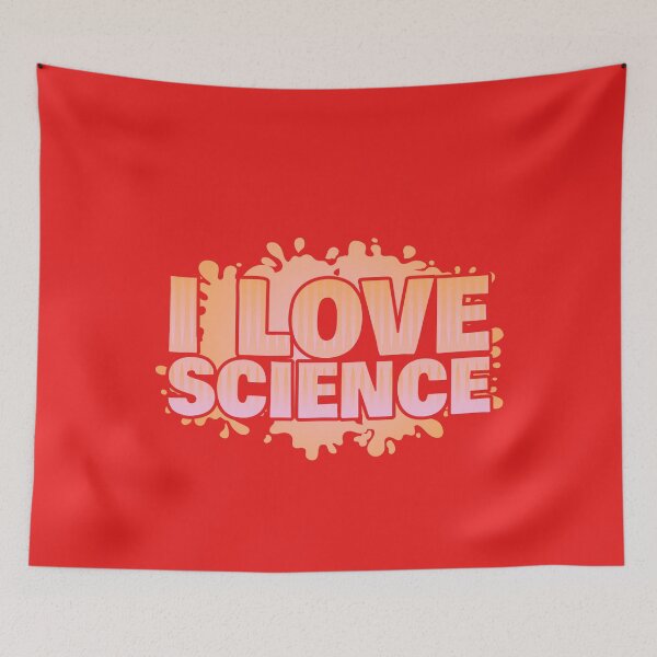 Item preview, l Love Science Themed Designs - Theme Red designed and sold by SCI-Boutique.