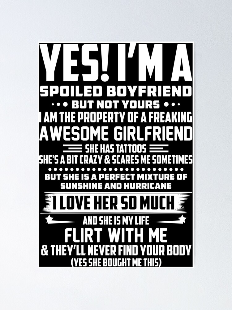 Gift For Boyfriend Poster By Hasanmasud Redbubble