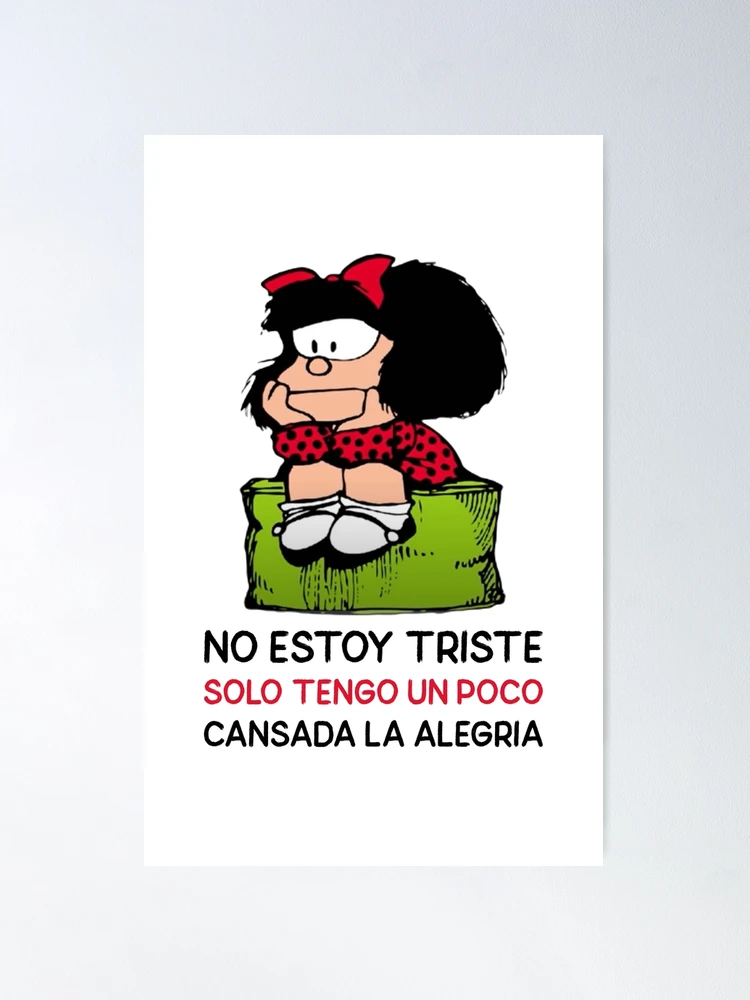 Mafalda Quino Comics Poster for Sale by Elena Bee