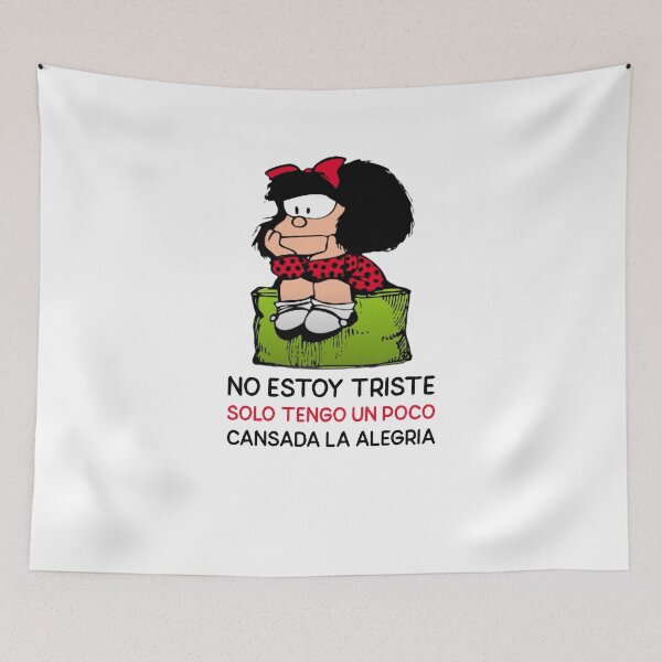 Item preview, Mafalda Quino Comics designed and sold by Elena's Shop.