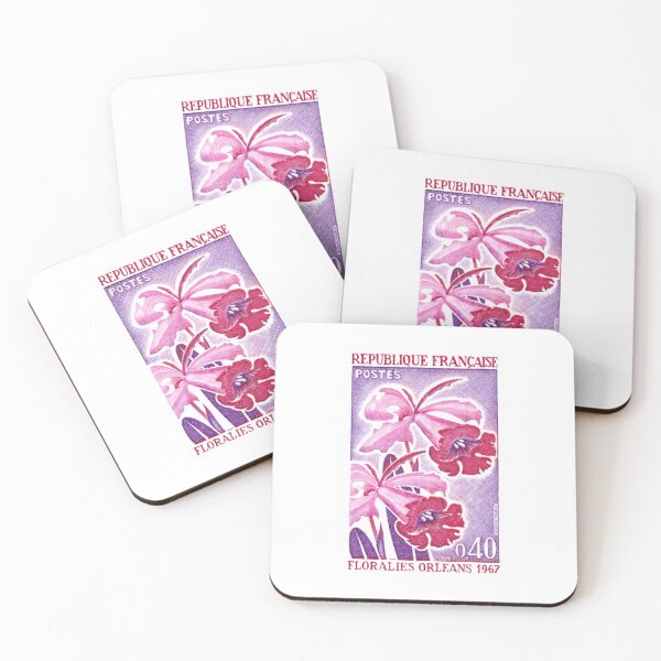 Item preview, 1967 FRANCE Orleans Flower Show Postage Stamp designed and sold by retrographics.