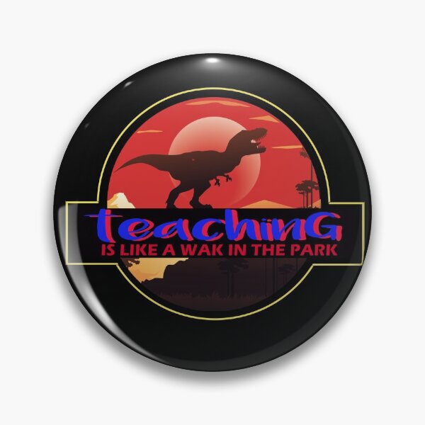 Item preview, teaching is a walk in the park designed and sold by PRINTED ..
