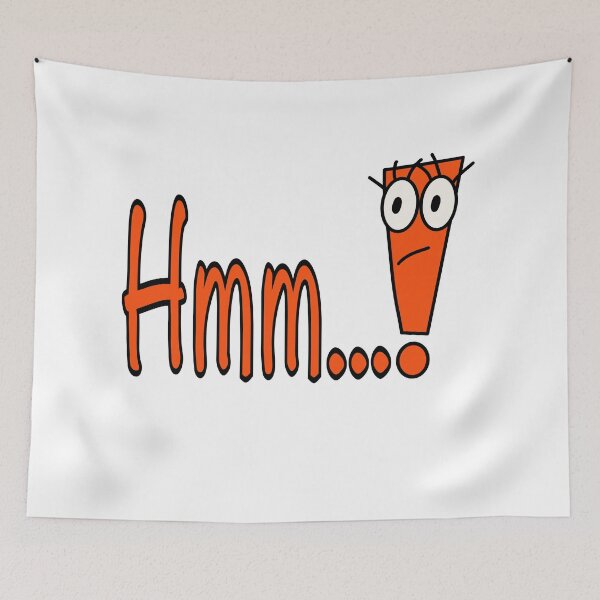 Item preview, Hmm...! designed and sold by BusyMonkeys.