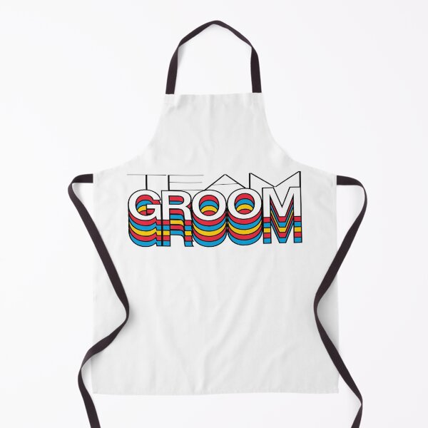 Item preview, Team Groom Wedding Retro Aesthetic Modern Tee Shirt designed and sold by Fashionmonger.