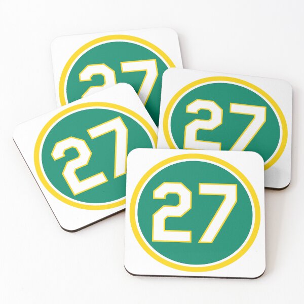 Item preview, Catfish Hunter #27 Jersey Number designed and sold by StickBall.