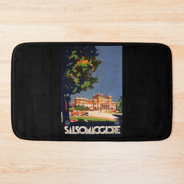 Item preview, Salsomaggiore retro poster designed and sold by CorasPosters.