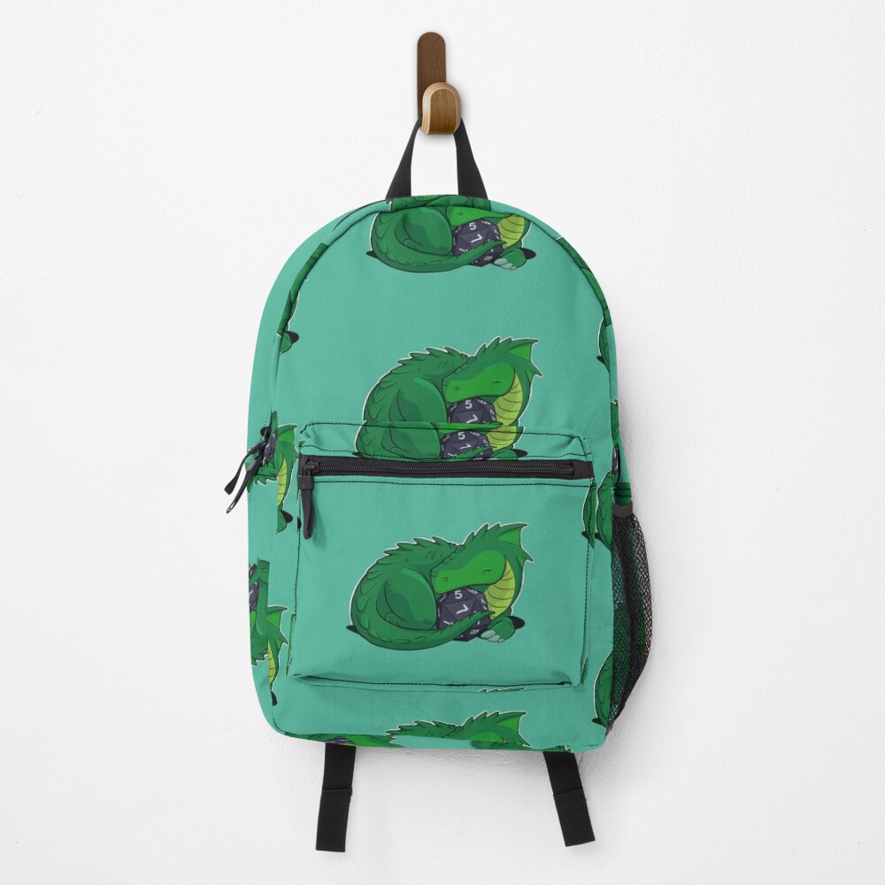 D20 Green Dragon Backpack