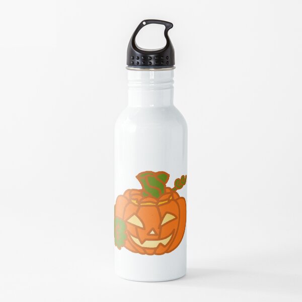 Cute Grinning Jack o Lantern- Decorative Halloween Special Water Bottle