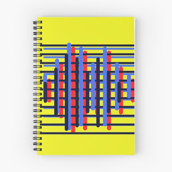 Item preview, eBuLLieNT BLue AND ReD LiNeS Poster designed and sold by Swooncake Press.