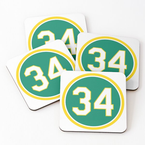 Item preview, Rollie Fingers #34 Jersey Number designed and sold by StickBall.